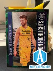 2020-21 ILLUSIONS BASKETBALL DOMANTAS SABONIS SEASON HIGHLIGHTS #16 Green/Purple